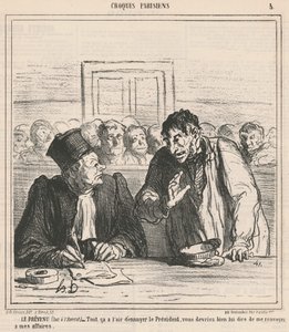 Syytetty tekijältä Honoré Daumier