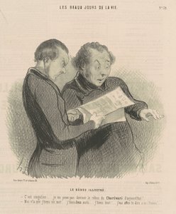 Kuvitettu rebus tekijältä Honoré Daumier