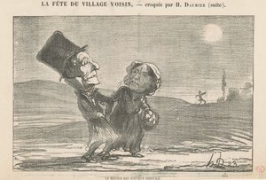 Paluu on usein vaikeaa tekijältä Honoré Daumier