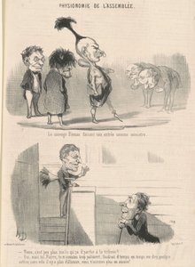 Villi bineau astumassa sisään tekijältä Honoré Daumier