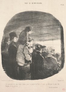 Näytelmä on hyvä asia pariisilaisille... tekijältä Honoré Daumier