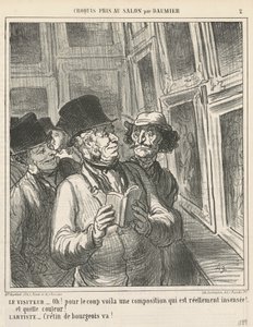 Vierailija ... tekijältä Honoré Daumier