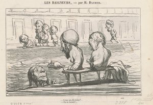 Onko vesi hyvää? ... / Täysi vesi tekijältä Honoré Daumier