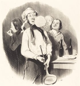 Pannukakkuja tekijältä Honoré Daumier