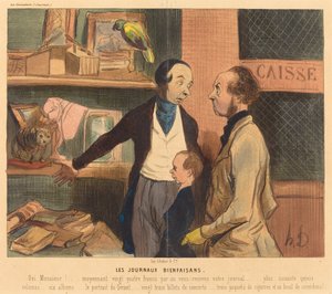 Hyväntekevät lehdet tekijältä Honoré Daumier