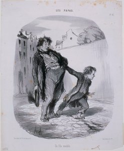 Isät - Mallipoika tekijältä Honoré Daumier