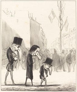 Kolme pientä pyhää tekijältä Honoré Daumier