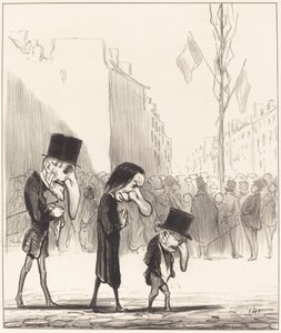 Kolme pientä pyhää tekijältä Honoré Daumier