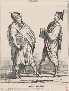 Nykyaikaiset ennusteet... tekijältä Honoré Daumier