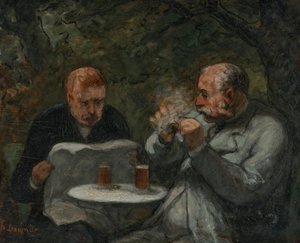 Oluenjuojat tekijältä Honoré Daumier