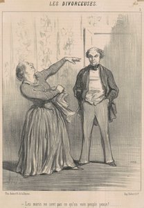Miehet eivät ole sitä mitä turhamaiset ihmiset ajattelevat! tekijältä Honoré Daumier