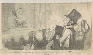 Sellaisen yhteiskunnan ihmiset, jotka... tekijältä Honoré Daumier