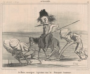Venäläiset kannustavat maatalouteen tekijältä Honoré Daumier