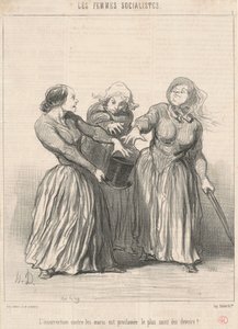 Kapina aviomiehiä vastaan... tekijältä Honoré Daumier