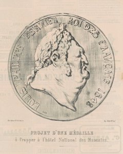 Louis-Philippe, Ranskan viimeinen kuningas tekijältä Honoré Daumier