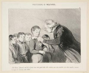 M Alfred Cabassol..vastaanota tämä merkki tekijältä Honoré Daumier