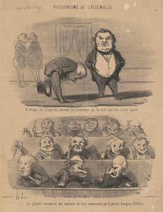 Herra Berger, sanoi loistava... tekijältä Honoré Daumier