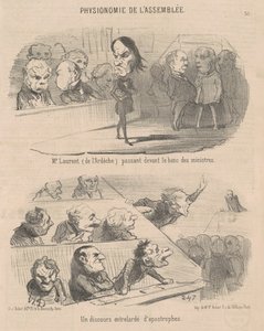 Herra Laurent (Ardèchesta) ohimennen... tekijältä Honoré Daumier