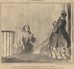 Rakas, tuon sinulle potiche... tekijältä Honoré Daumier