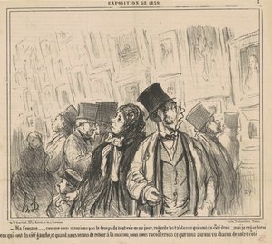 Vaimoni ..., koska meillä ei olisi ... tekijältä Honoré Daumier