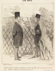 Madame Cabassol kävelee... tekijältä Honoré Daumier