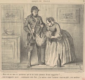 Mutta missä on peltopyy tekijältä Honoré Daumier