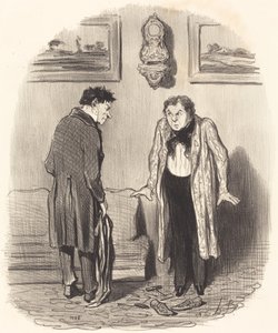 Mutta kun kerron sinulle, etten voi liikuttaa jalkojani... tekijältä Honoré Daumier