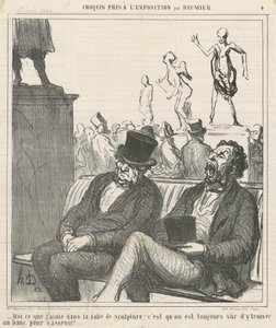 Minä mistä pidän veistoshuoneessa... tekijältä Honoré Daumier