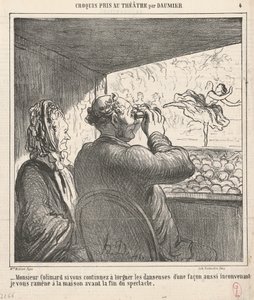 Mr. Colimard, jos jatkat... tekijältä Honoré Daumier
