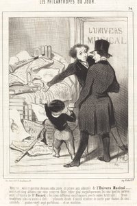 Sir... tässä mitä me annamme...bonukseksi... tekijältä Honoré Daumier