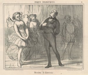 Mossieu ohjaaja tekijältä Honoré Daumier