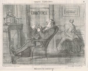 Mossie talonmies tekijältä Honoré Daumier