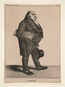 Mr. Barthe, pl. 294 sarjasta C?l?brit? de la Caricature (Karikatyyri tekijältä Honoré Daumier