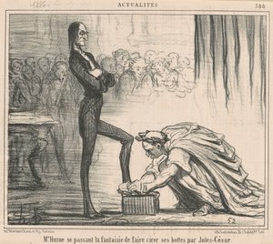 Herra Hume teeskentelee... tekijältä Honoré Daumier