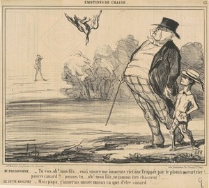 Herra Prudhomme. Näetkö, Oh! Poikani ... tekijältä Honoré Daumier