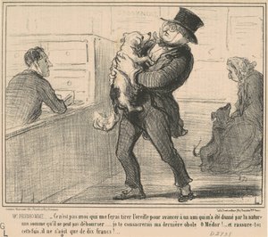 Senyor Prudhomme... no sóc jo qui em farà... finlandès tekijältä Honoré Daumier