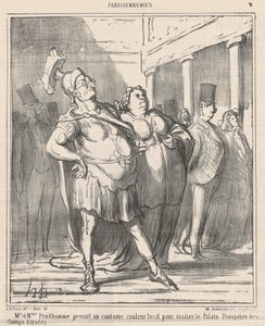 Mr. ja rouva Prudhomme ottavat... tekijältä Honoré Daumier