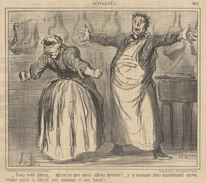 Olemme vapaita... tekijältä Honoré Daumier