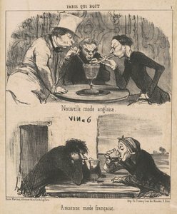 Uusi englantilainen muoti tekijältä Honoré Daumier