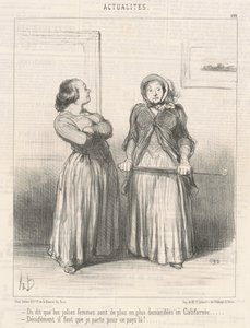 Sanotaan, että kauniit naiset ovat... tekijältä Honoré Daumier