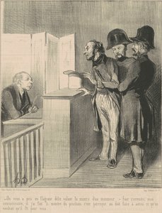 Sinut jäi kiinni teoista... tekijältä Honoré Daumier