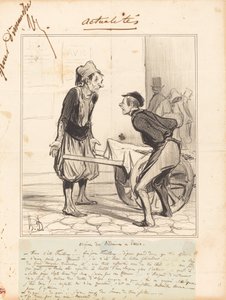 Bedoiinien alkuperä Pariisissa tekijältä Honoré Daumier