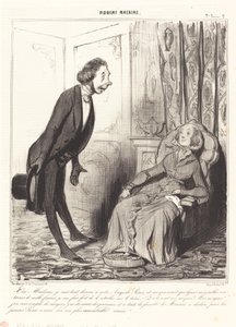 Kyllä, rouva, olen täysin omistautunut... Prinssillemme... tekijältä Honoré Daumier