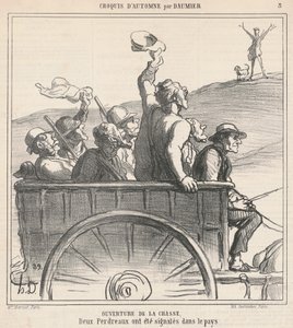 Metsästyksen avaus tekijältä Honoré Daumier