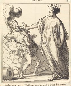 Anteeksi rakkaani... tekijältä Honoré Daumier