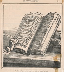 Ei ihme, että on pitkä... tekijältä Honoré Daumier
