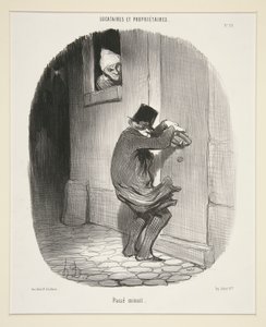 Kulkee keskiyön vuokralaisilta ja omistajilta tekijältä Honoré Daumier
