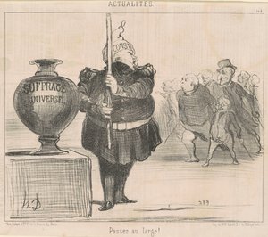 Mennä ohi! tekijältä Honoré Daumier
