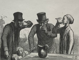 Juojan fysiologia: Neljä ikää. tekijältä Honoré Daumier