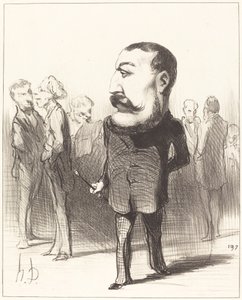 Pierre-Napoleon Bonaparte tekijältä Honoré Daumier